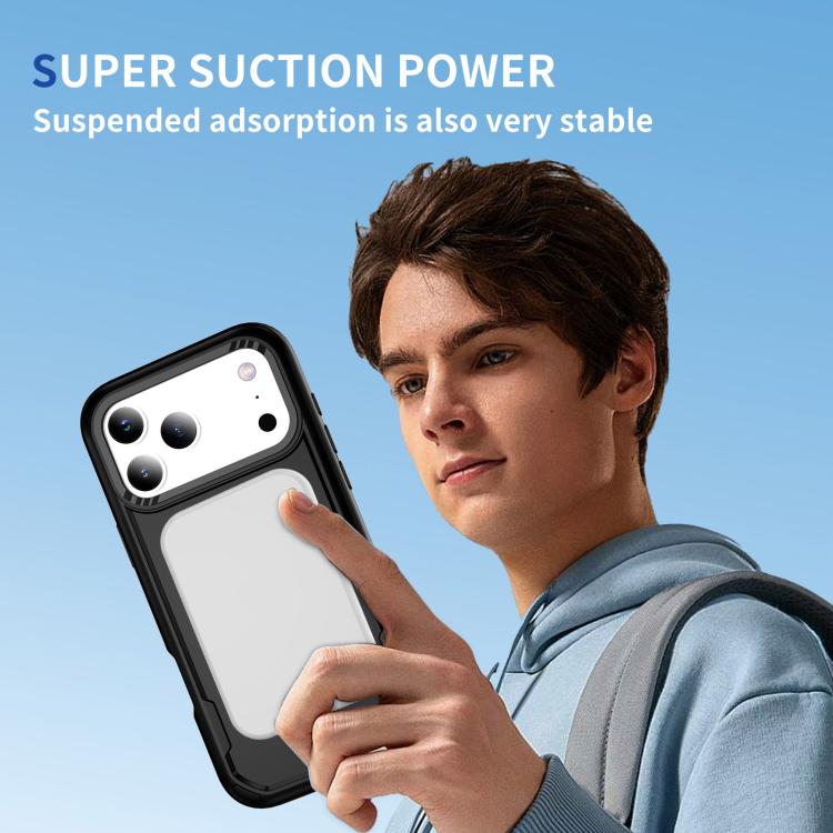 For iPhone 17 Pro Defend Rugged Gear Holder MagSafe Phone Case