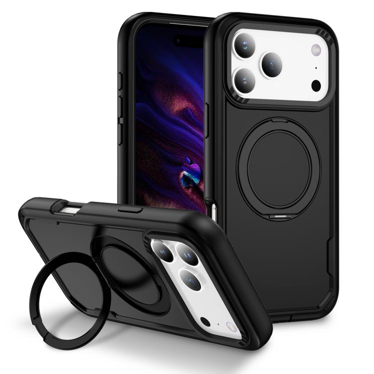 For iPhone 17 Pro Defend Rugged Gear Holder MagSafe Phone Case
