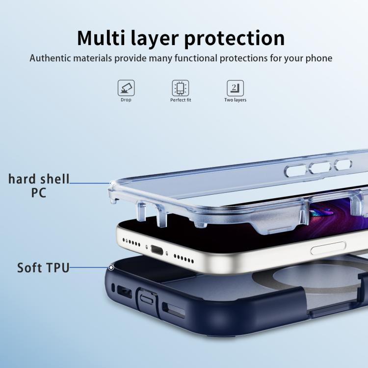For iPhone 17 Pro Defend Rugged Gear Holder MagSafe Phone Case