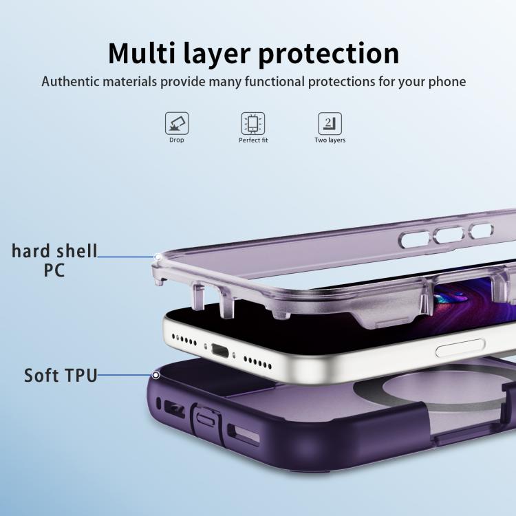 For iPhone 17 Pro Defend Rugged Gear Holder MagSafe Phone Case