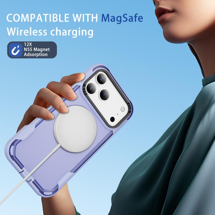 For iPhone 17 Pro Max Defend Rugged Gear Holder MagSafe Phone Case