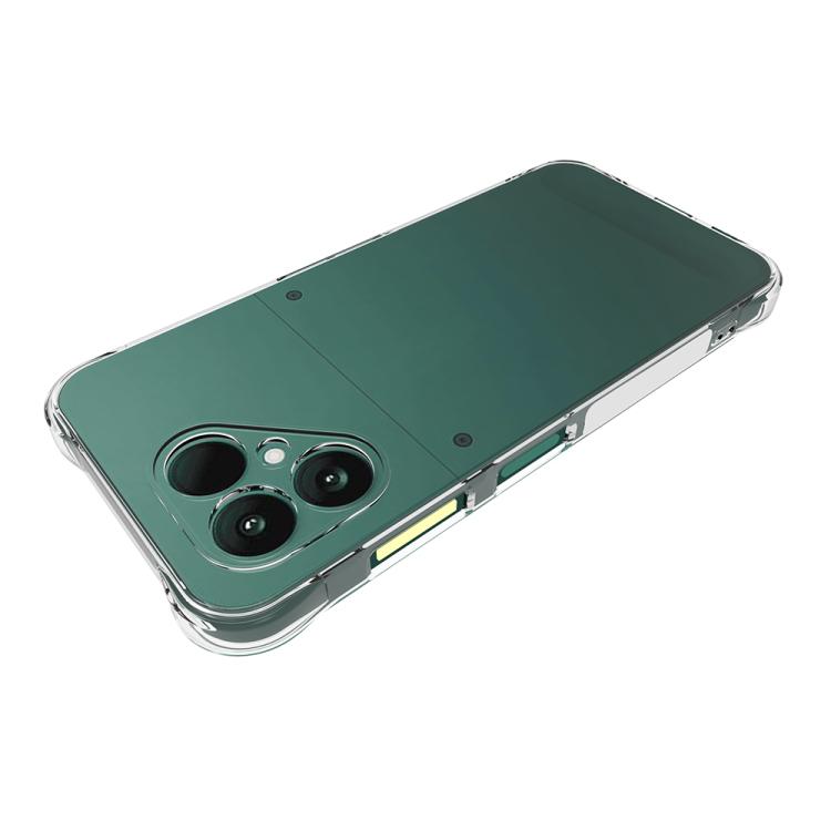 For Fairphone 6 Shockproof Non-slip Thickening TPU Phone Case - Transparent