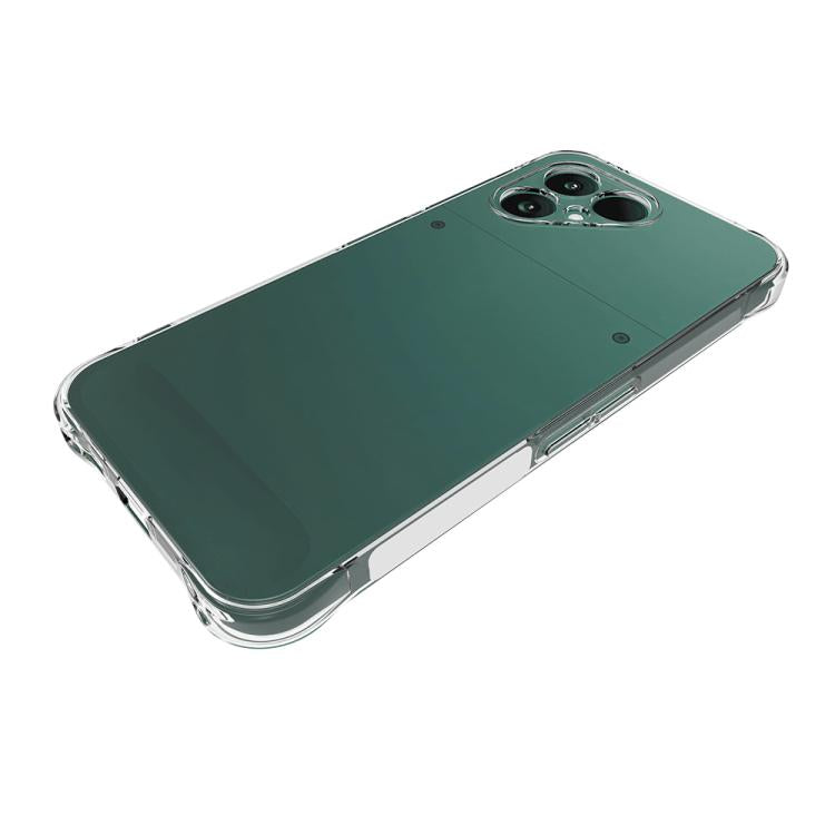 For Fairphone 6 Shockproof Non-slip Thickening TPU Phone Case - Transparent