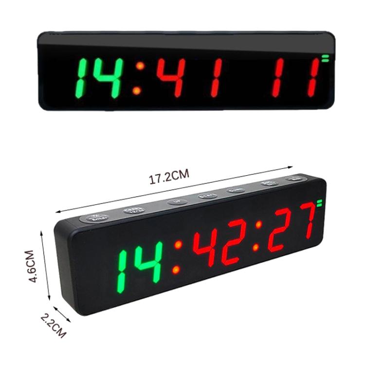 KYX--0010 Portable Magnetic Digital Display Timer Sports Group Countdown Timer - Black