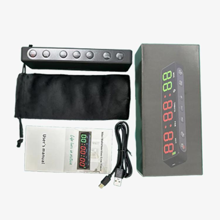 KYX--0010 Portable Magnetic Digital Display Timer Sports Group Countdown Timer - Black
