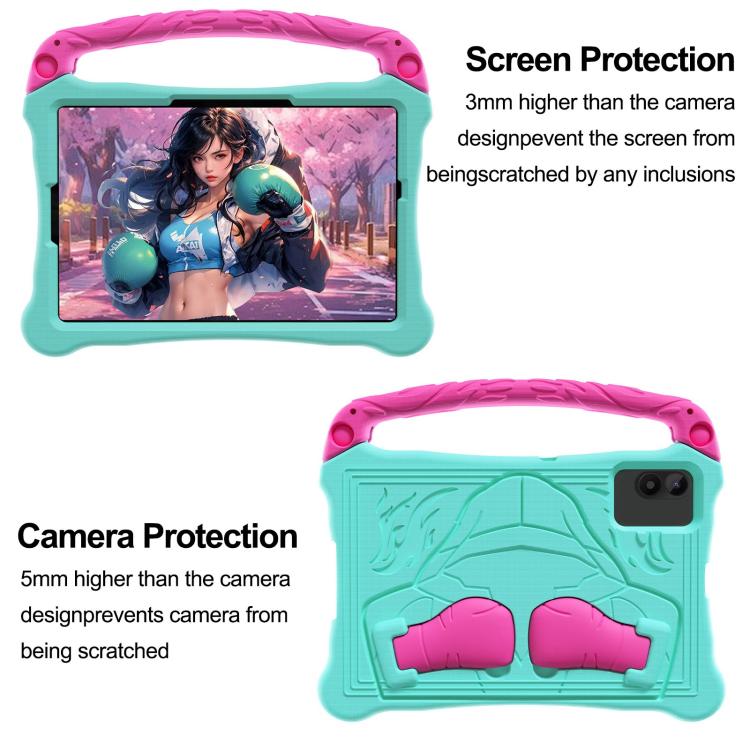 For Infinix Xpad 20 / Tecno Megapad 11 Boxing Series Kickstand EVA Shockproof Tablet Case with Shoulder Strap