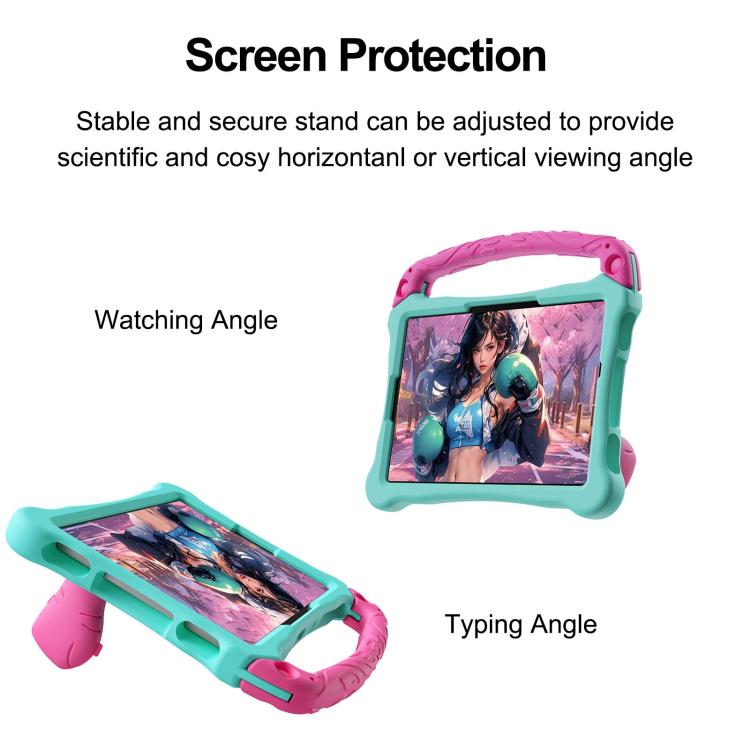 For Infinix Xpad 20 / Tecno Megapad 11 Boxing Series Kickstand EVA Shockproof Tablet Case with Shoulder Strap