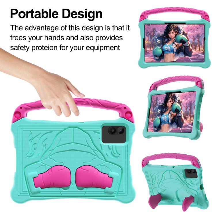 For Infinix Xpad 20 / Tecno Megapad 11 Boxing Series Kickstand EVA Shockproof Tablet Case with Shoulder Strap