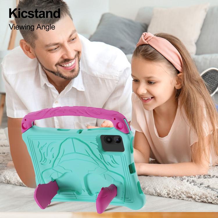 For Infinix Xpad 20 / Tecno Megapad 11 Boxing Series Kickstand EVA Shockproof Tablet Case with Shoulder Strap