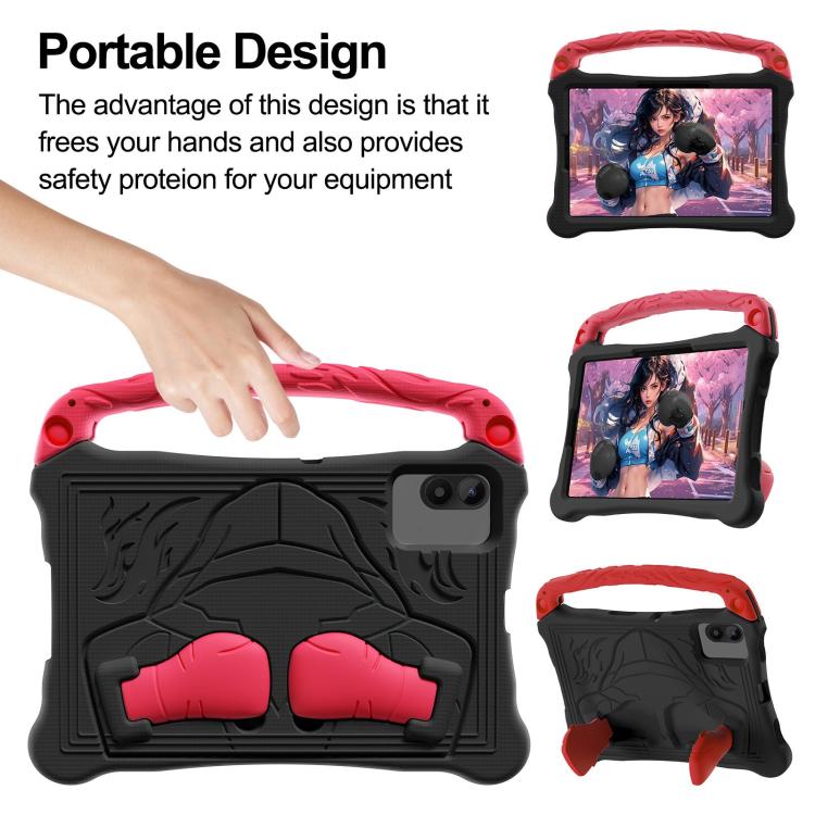 For Infinix Xpad 20 / Tecno Megapad 11 Boxing Series Kickstand EVA Shockproof Tablet Case with Shoulder Strap