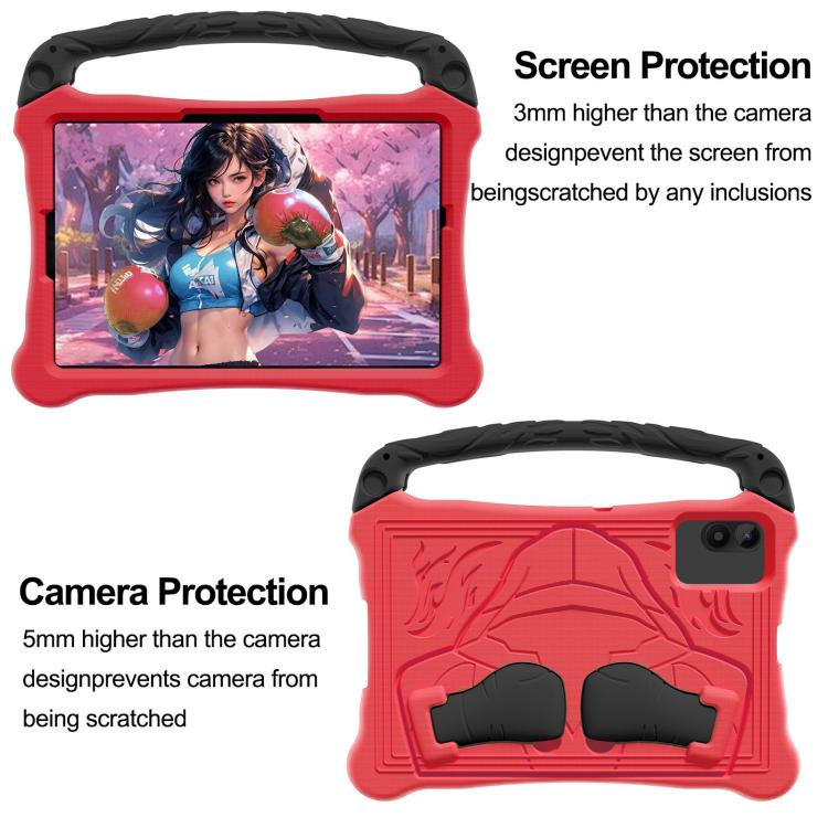 For Infinix Xpad 20 / Tecno Megapad 11 Boxing Series Kickstand EVA Shockproof Tablet Case with Shoulder Strap