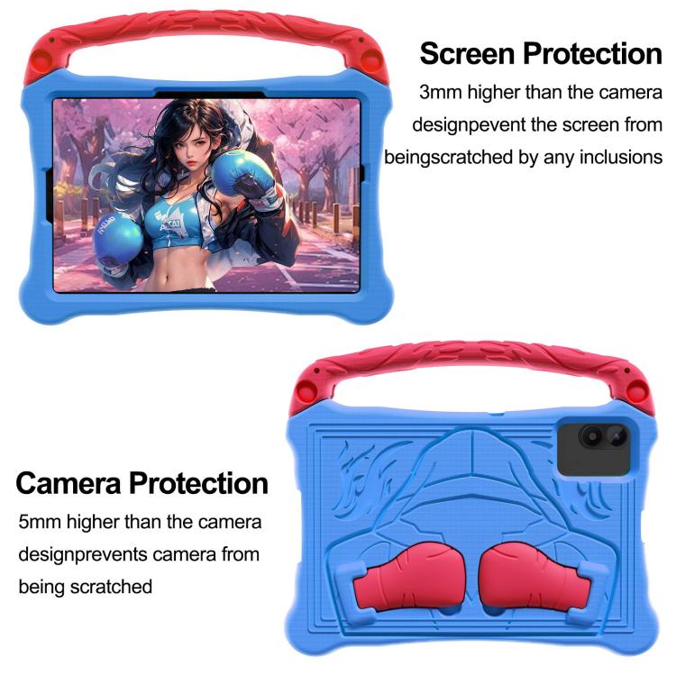 For Infinix Xpad 20 / Tecno Megapad 11 Boxing Series Kickstand EVA Shockproof Tablet Case with Shoulder Strap