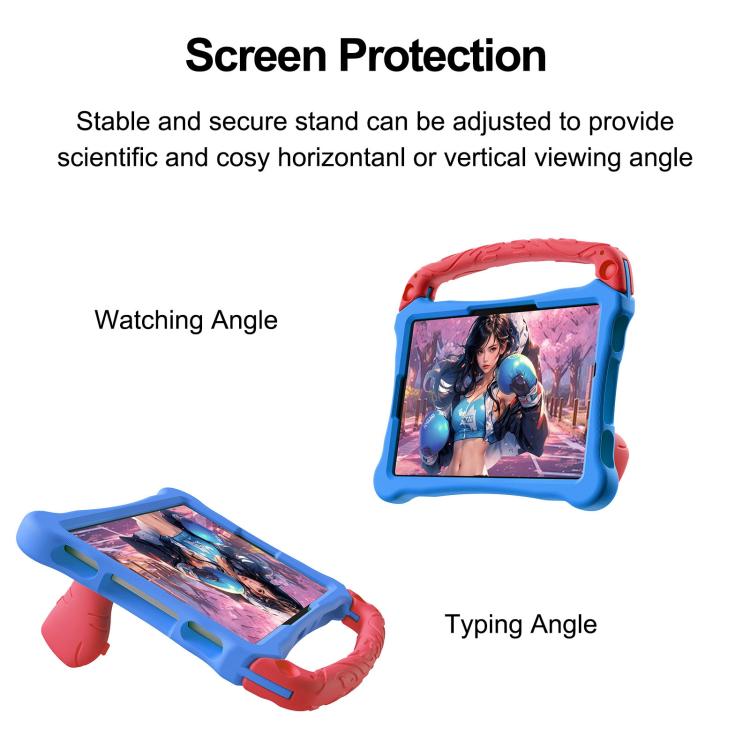 For Infinix Xpad 20 / Tecno Megapad 11 Boxing Series Kickstand EVA Shockproof Tablet Case with Shoulder Strap
