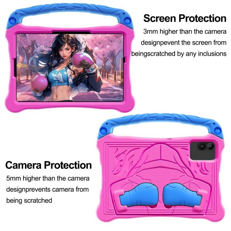 For Infinix Xpad 20 / Tecno Megapad 11 Boxing Series Kickstand EVA Shockproof Tablet Case with Shoulder Strap