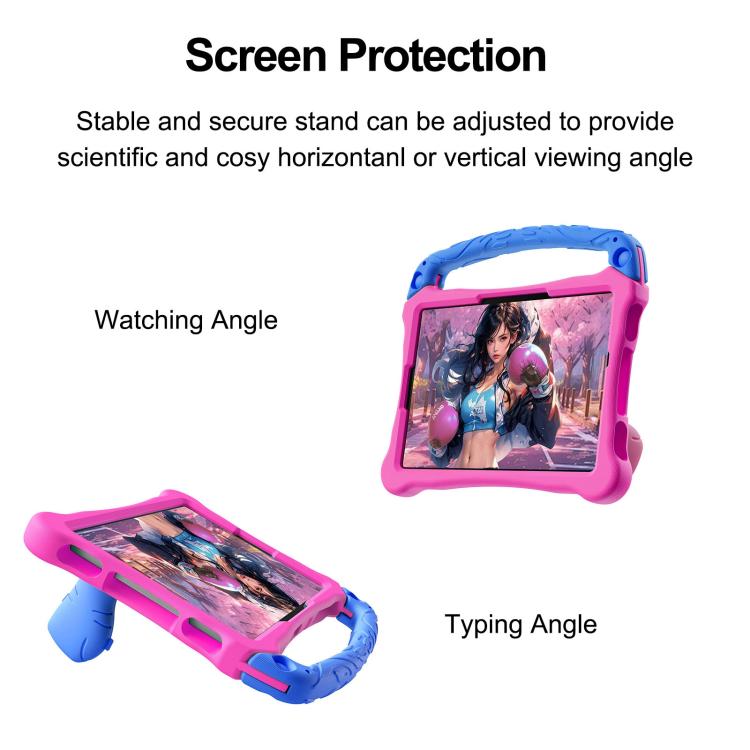 For Infinix Xpad 20 / Tecno Megapad 11 Boxing Series Kickstand EVA Shockproof Tablet Case with Shoulder Strap