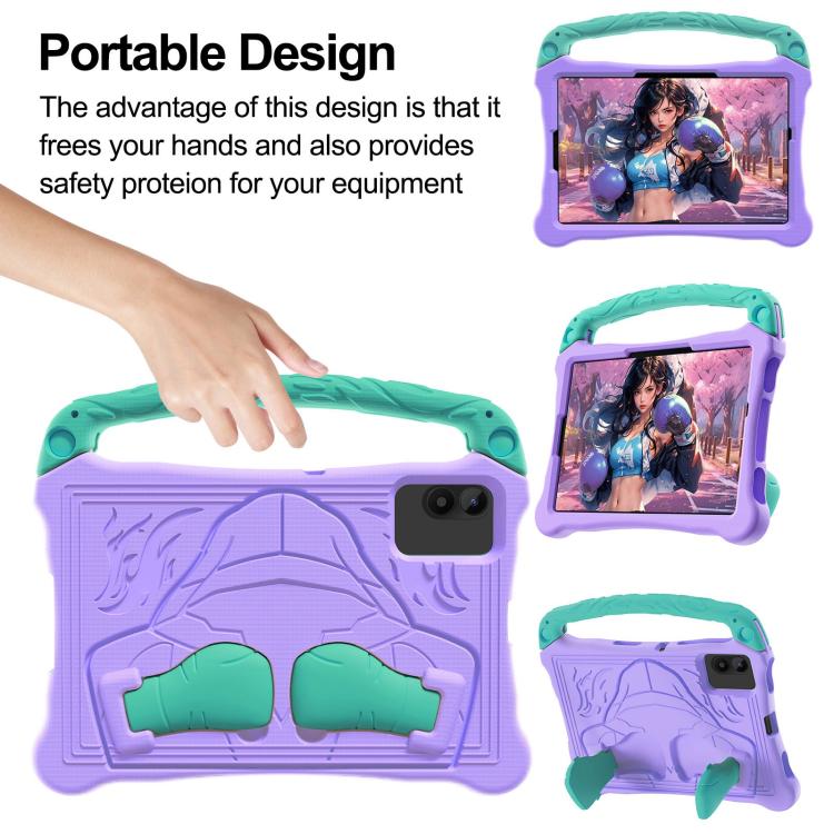 For Infinix Xpad 20 / Tecno Megapad 11 Boxing Series Kickstand EVA Shockproof Tablet Case with Shoulder Strap
