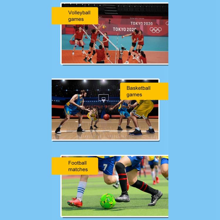 KYX--0014 LED Portable Electronic Scoreboard Remote Control Sports Game Score Record, Plug:US Plug - Black