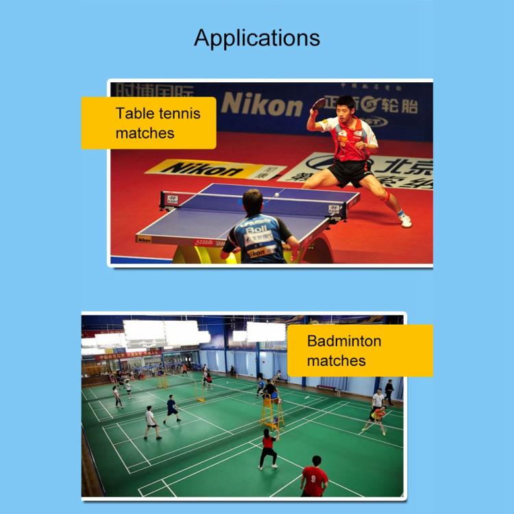 KYX--0014 LED Portable Electronic Scoreboard Remote Control Sports Game Score Record, Plug:EU Plug - Black