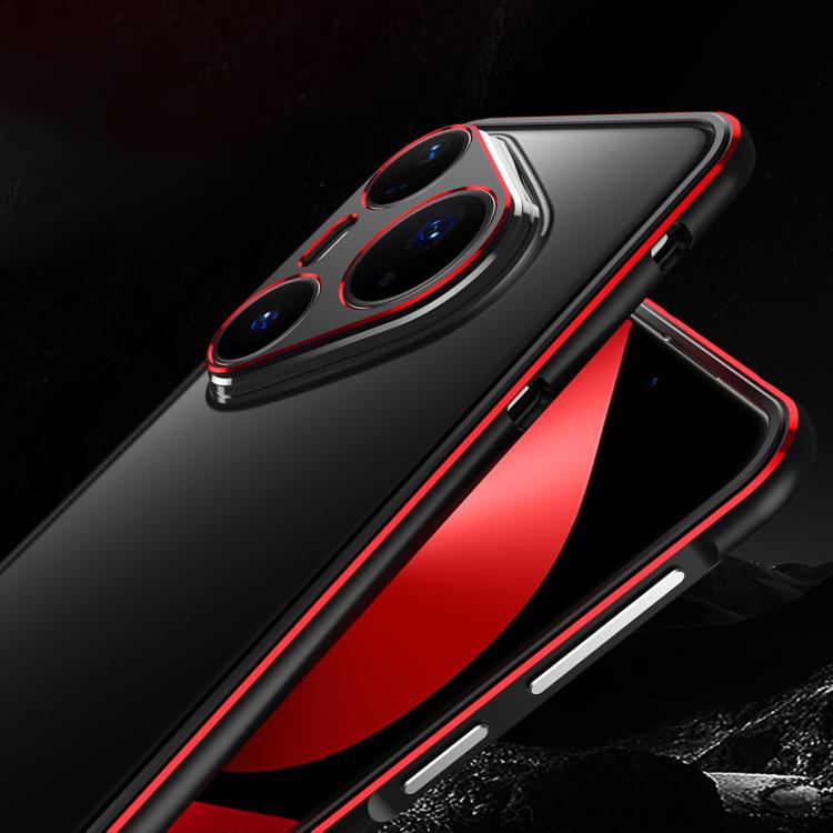 For Huawei Pura 80 Pro 5G Aurora Series Lens Protector + Metal Frame Phone Case