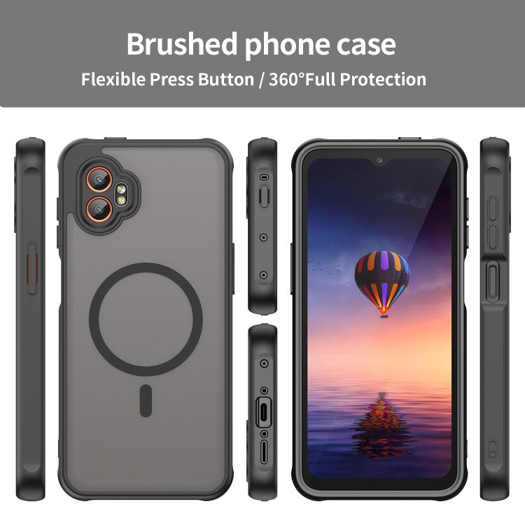 For Samsung Galaxy XCover7 Pro Fan Dun Series TPU Hybrid PC Frosted Magsafe Phone Case