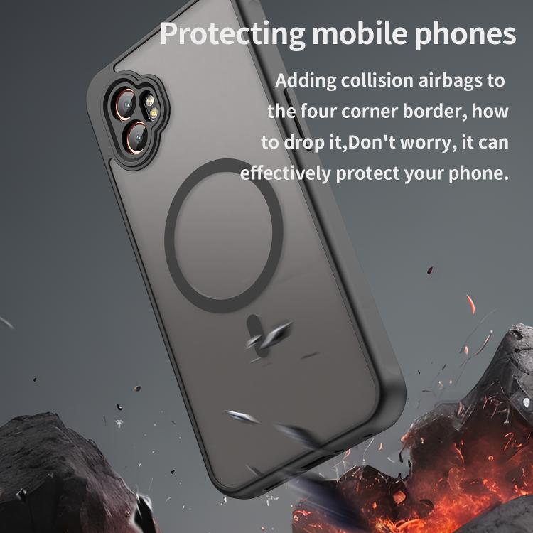 For Samsung Galaxy XCover7 Pro Fan Dun Series TPU Hybrid PC Frosted Magsafe Phone Case