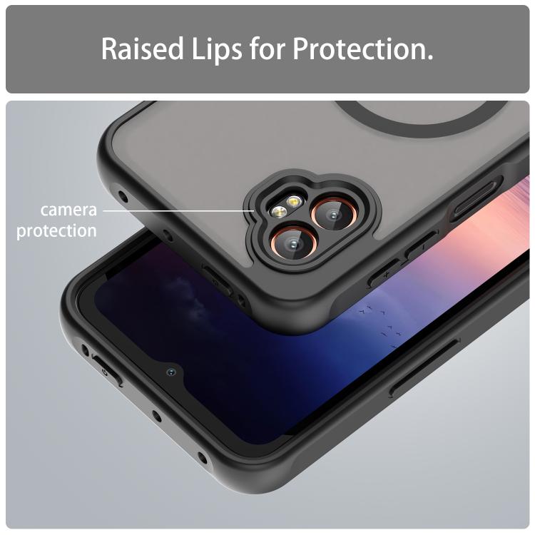 For Samsung Galaxy XCover7 Pro Fan Dun Series TPU Hybrid PC Frosted Magsafe Phone Case