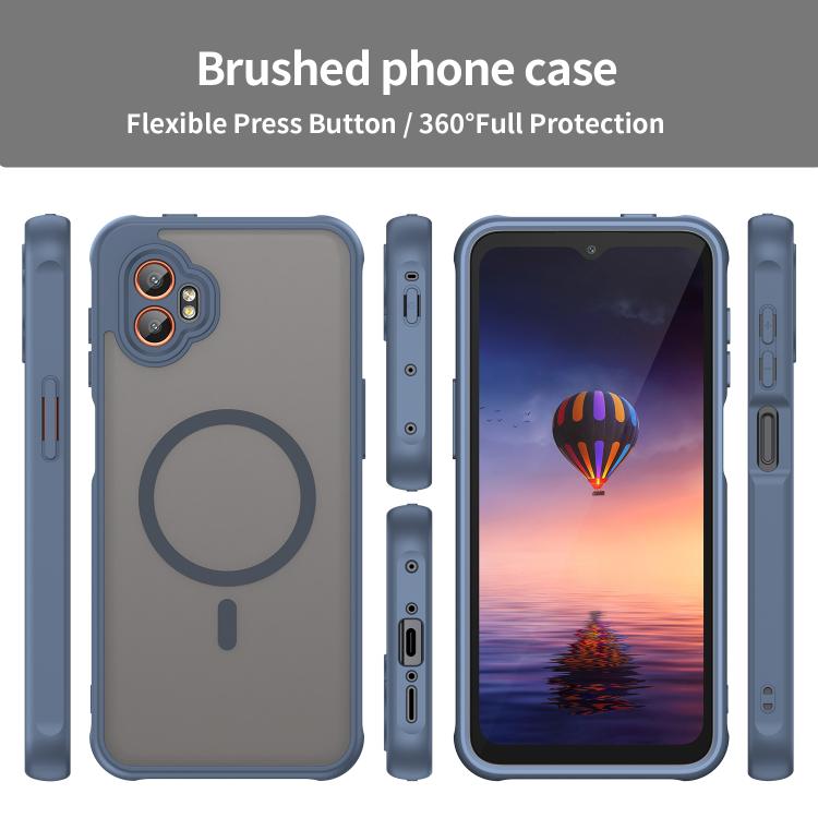 For Samsung Galaxy XCover7 Pro Fan Dun Series TPU Hybrid PC Frosted Magsafe Phone Case