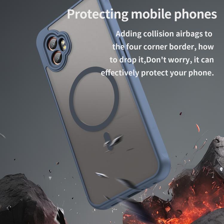 For Samsung Galaxy XCover7 Pro Fan Dun Series TPU Hybrid PC Frosted Magsafe Phone Case