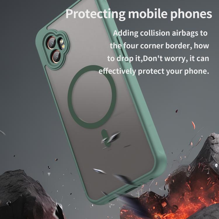 For Samsung Galaxy XCover7 Pro Fan Dun Series TPU Hybrid PC Frosted Magsafe Phone Case