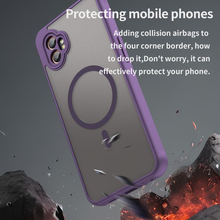 For Samsung Galaxy XCover7 Pro Fan Dun Series TPU Hybrid PC Frosted Magsafe Phone Case