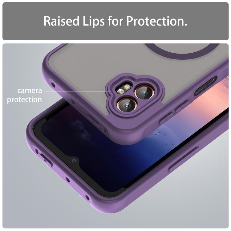 For Samsung Galaxy XCover7 Pro Fan Dun Series TPU Hybrid PC Frosted Magsafe Phone Case