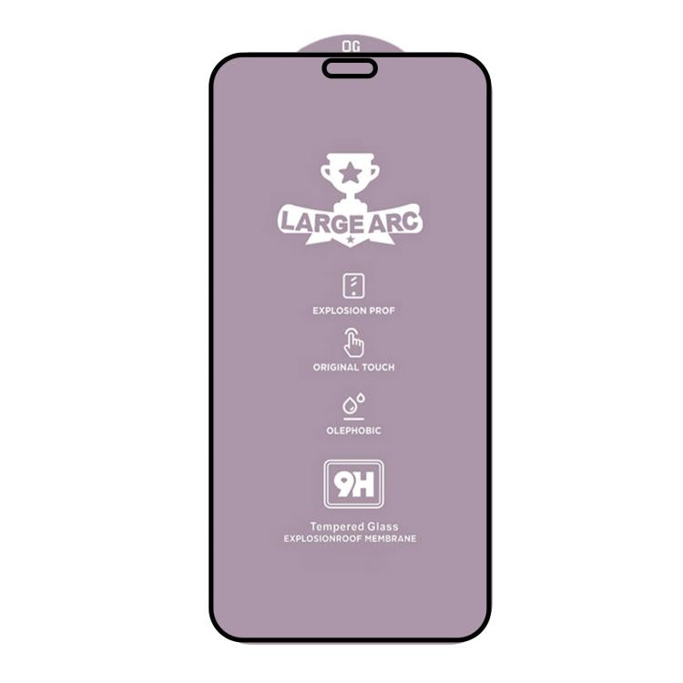 For Honor X8b 9H 0.4mm High Aluminum Large Arc Tempered Glass Film