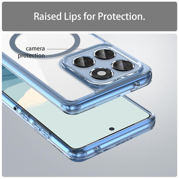 For Motorola Edge 60s PC Hybrid TPU Airbag Shockproof MagSafe Phone Case