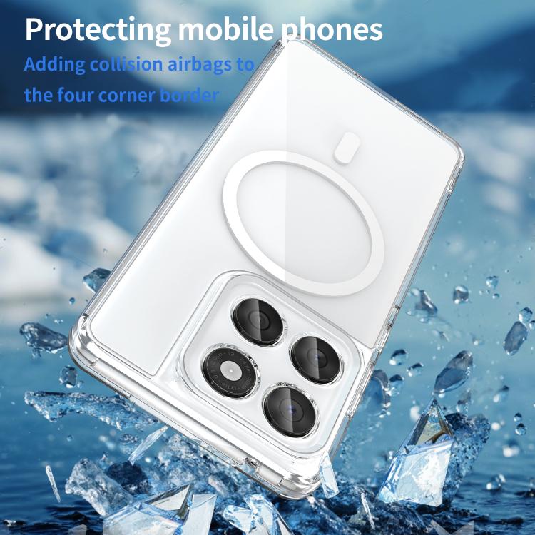For Motorola Edge 60s PC Hybrid TPU Airbag Shockproof MagSafe Phone Case