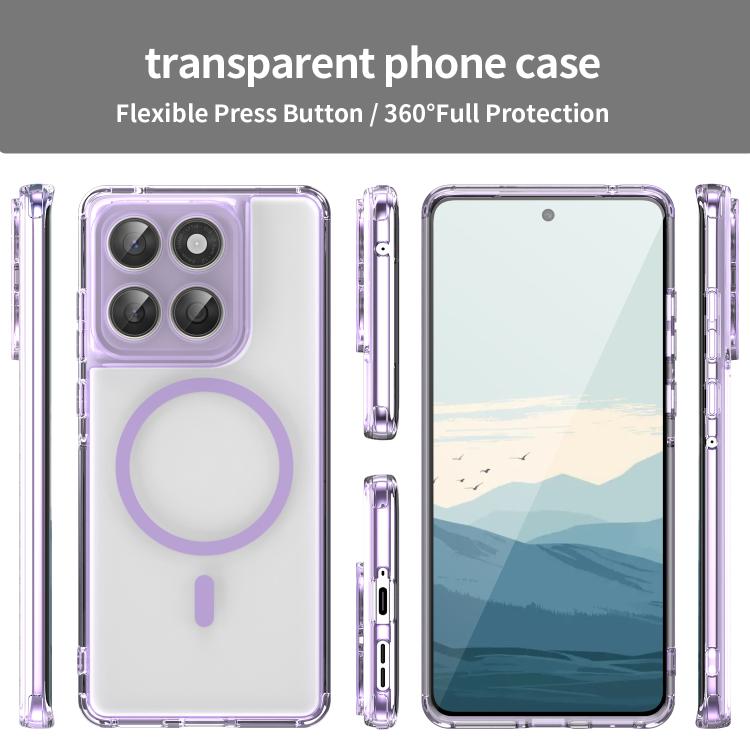 For Motorola Edge 60s PC Hybrid TPU Airbag Shockproof MagSafe Phone Case