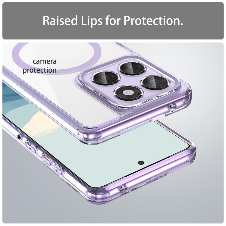 For Motorola Edge 60s PC Hybrid TPU Airbag Shockproof MagSafe Phone Case