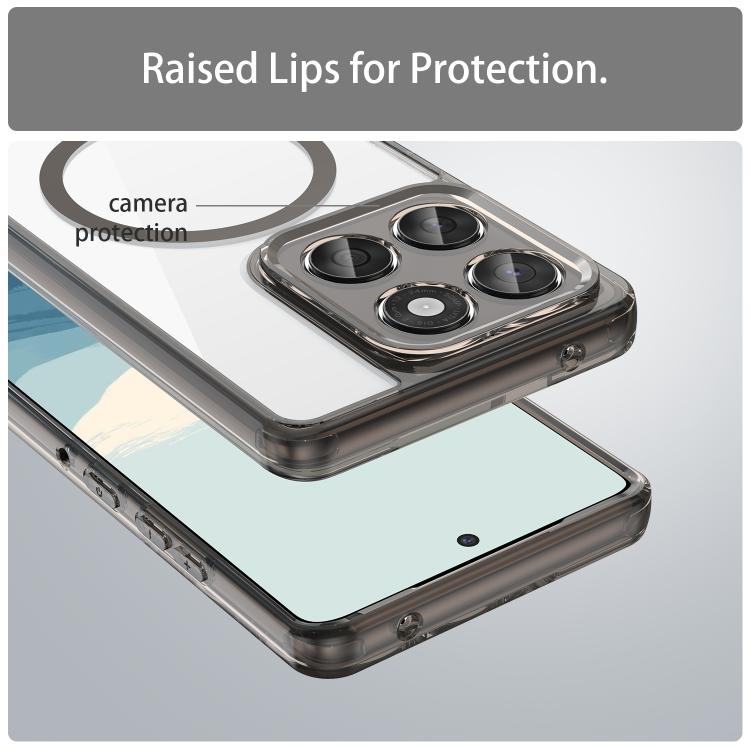 For Motorola Edge 60 PC Hybrid TPU Airbag Shockproof MagSafe Phone Case