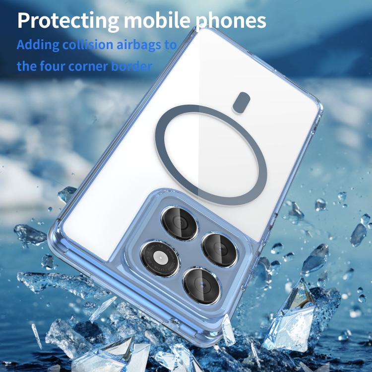 For Motorola Edge 60 PC Hybrid TPU Airbag Shockproof MagSafe Phone Case