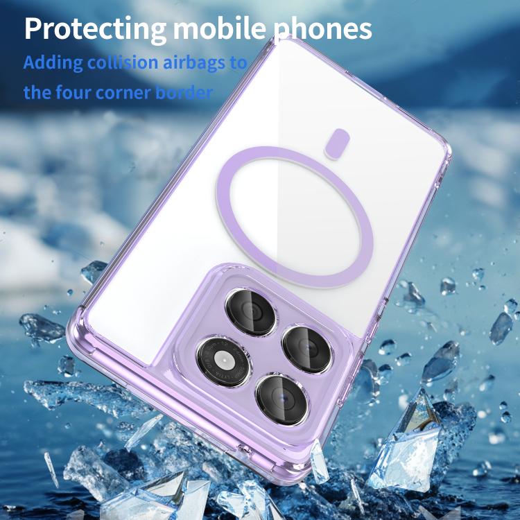 For Motorola Edge 60 PC Hybrid TPU Airbag Shockproof MagSafe Phone Case