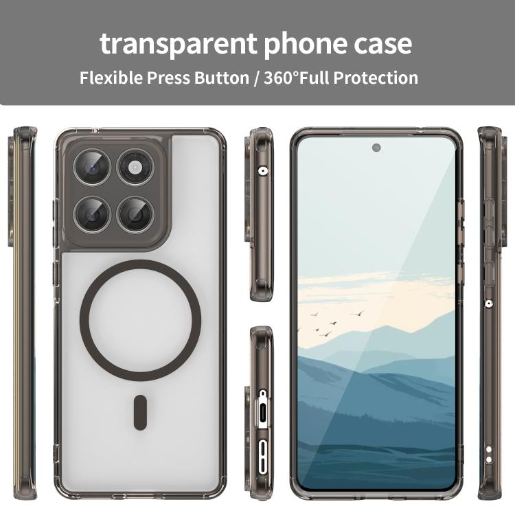 For Motorola Edge 60 Fusion PC Hybrid TPU Airbag Shockproof MagSafe Phone Case