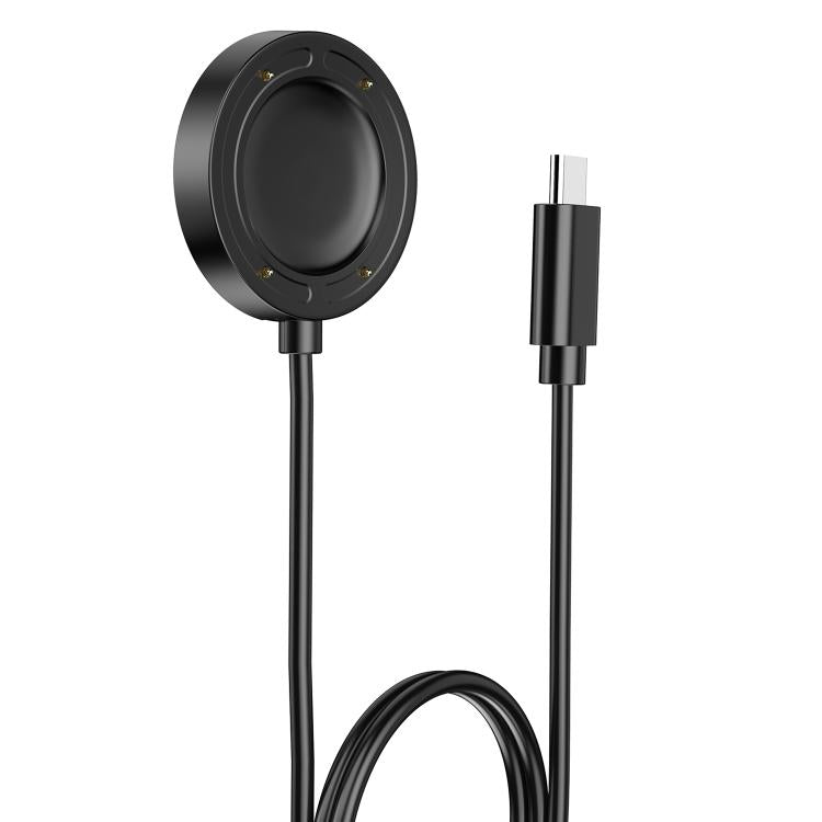 For Suunto Run xDfind Type-C / USB-C Port Smart Watch Charging Cable, Length: 1m - Black