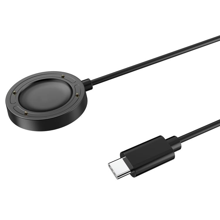 For Suunto Run xDfind Type-C / USB-C Port Smart Watch Charging Cable, Length: 1m - Black