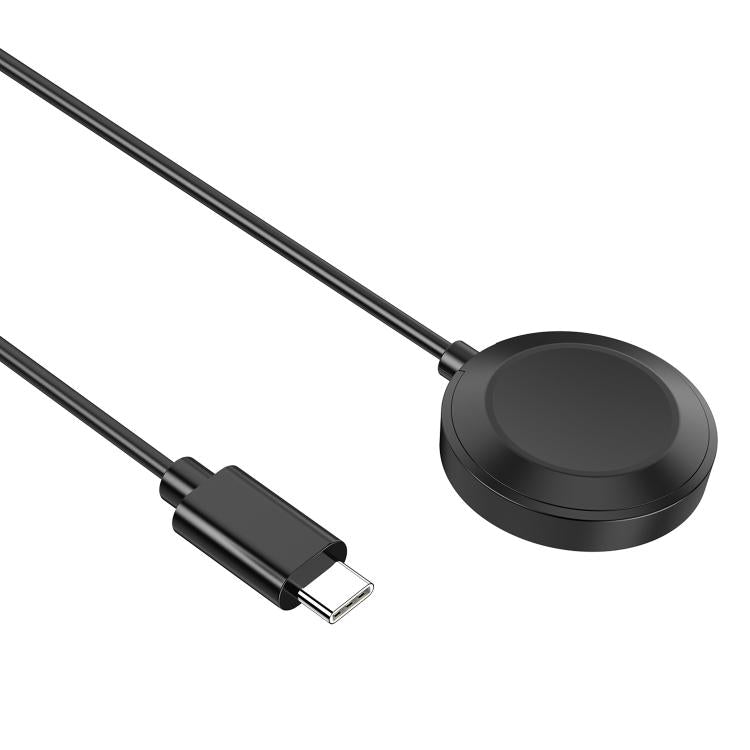 For Suunto Run xDfind Type-C / USB-C Port Smart Watch Charging Cable, Length: 1m - Black