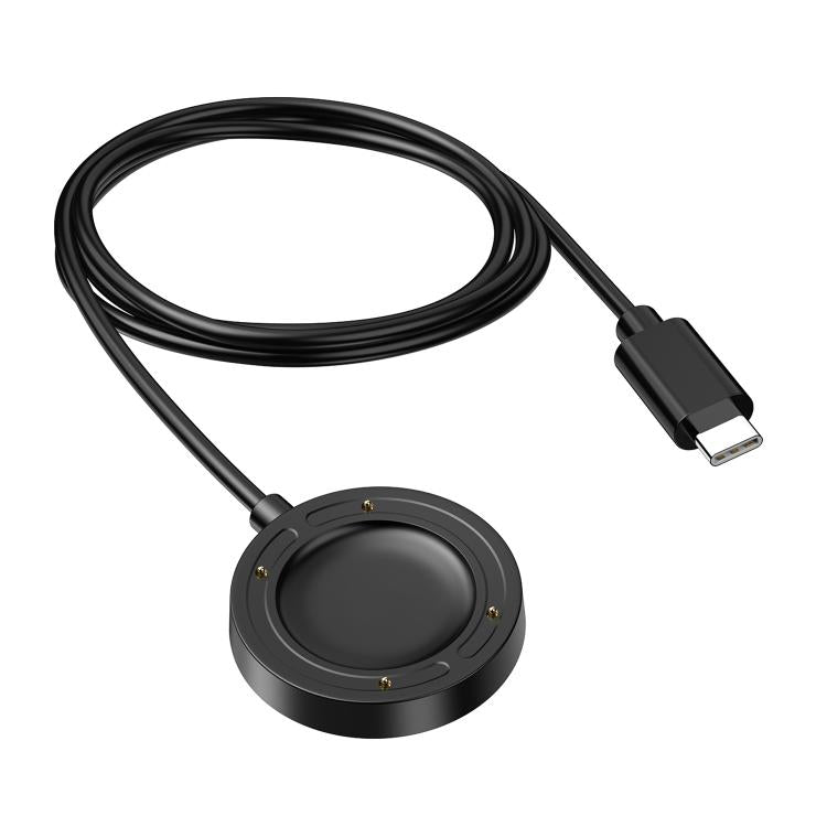 For Suunto Run xDfind Type-C / USB-C Port Smart Watch Charging Cable, Length: 1m - Black