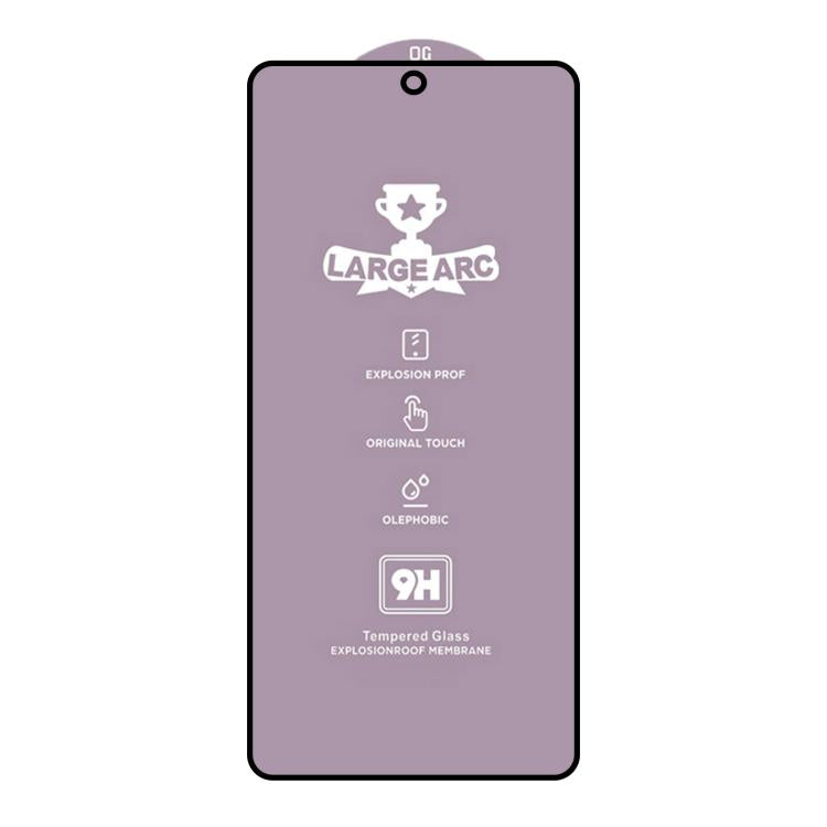 For Xiaomi Redmi Note 12 4G Global 25pcs 9H 0.4mm High Aluminum Large Arc Tempered Glass Film