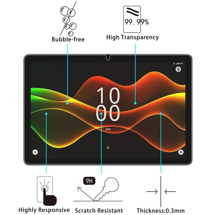 For Boost Mobile Celero5G 10.95 inch 9H 0.3mm Explosion-proof Tempered Glass Film