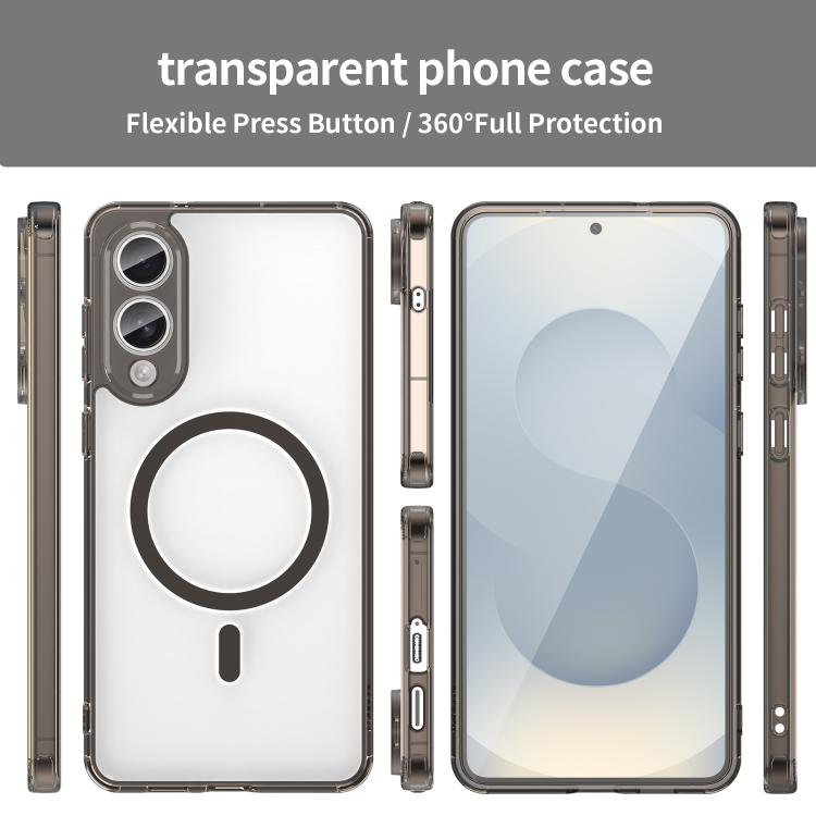 For Samsung Galaxy S25 Edge 5G PC Hybrid TPU Airbag Shockproof MagSafe Phone Case