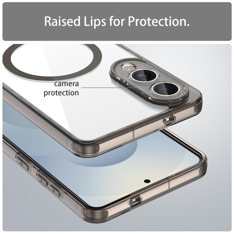 For Samsung Galaxy S25 Edge 5G PC Hybrid TPU Airbag Shockproof MagSafe Phone Case
