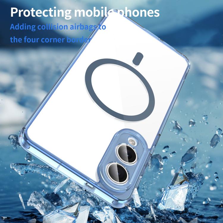 For Samsung Galaxy S25 Edge 5G PC Hybrid TPU Airbag Shockproof MagSafe Phone Case