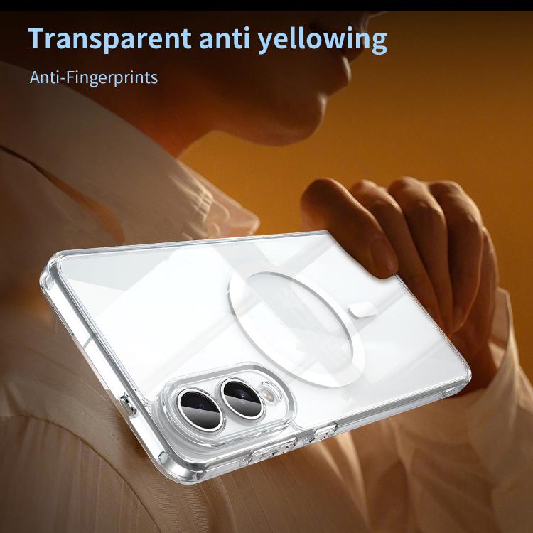 For Samsung Galaxy S25 Edge 5G PC Hybrid TPU Airbag Shockproof MagSafe Phone Case